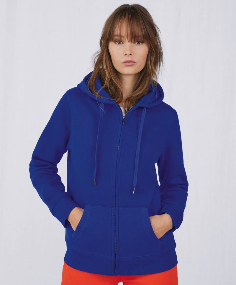 QUEEN Zipped Hood Jacket B&C W03Q