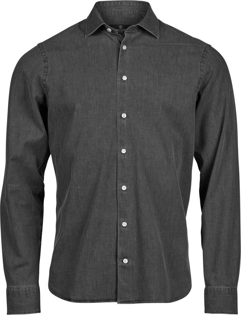 Denim Hemd langarm Tee Jays TJ4004