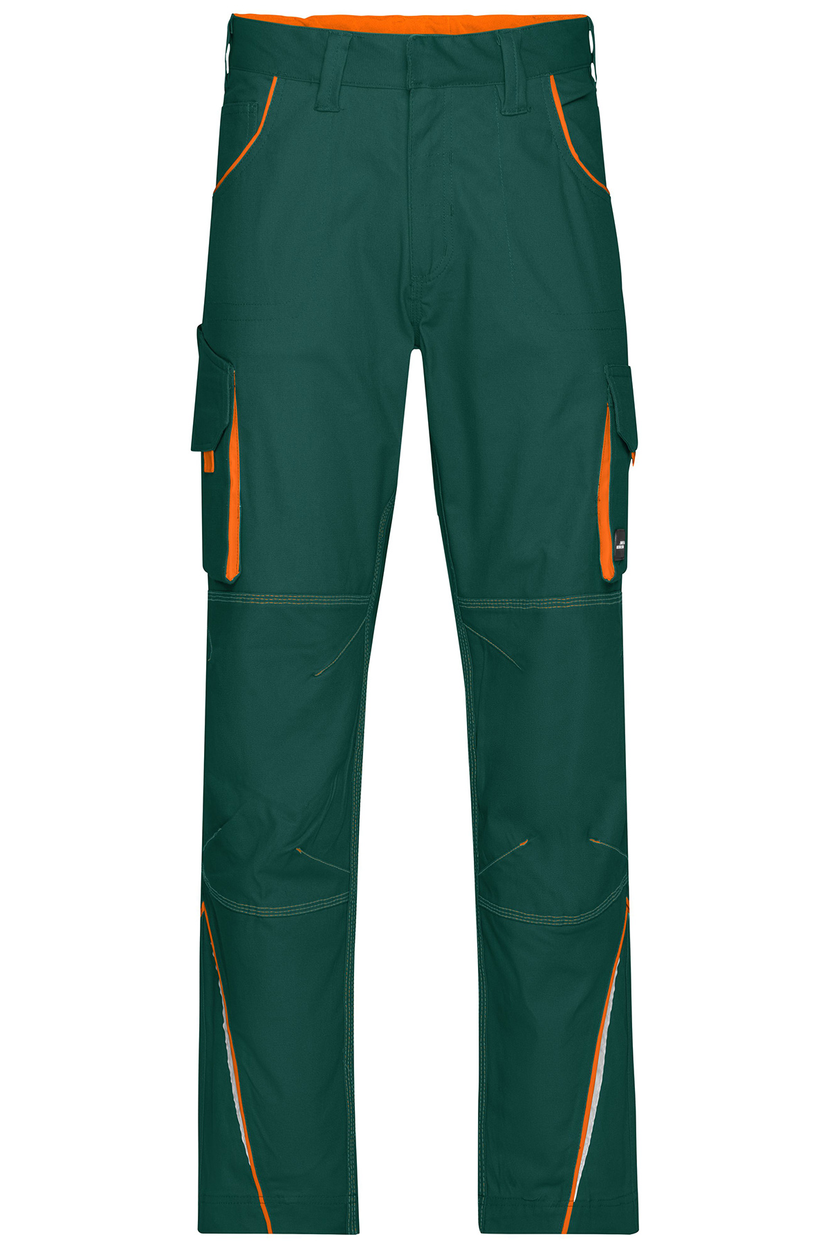 dark green / orange