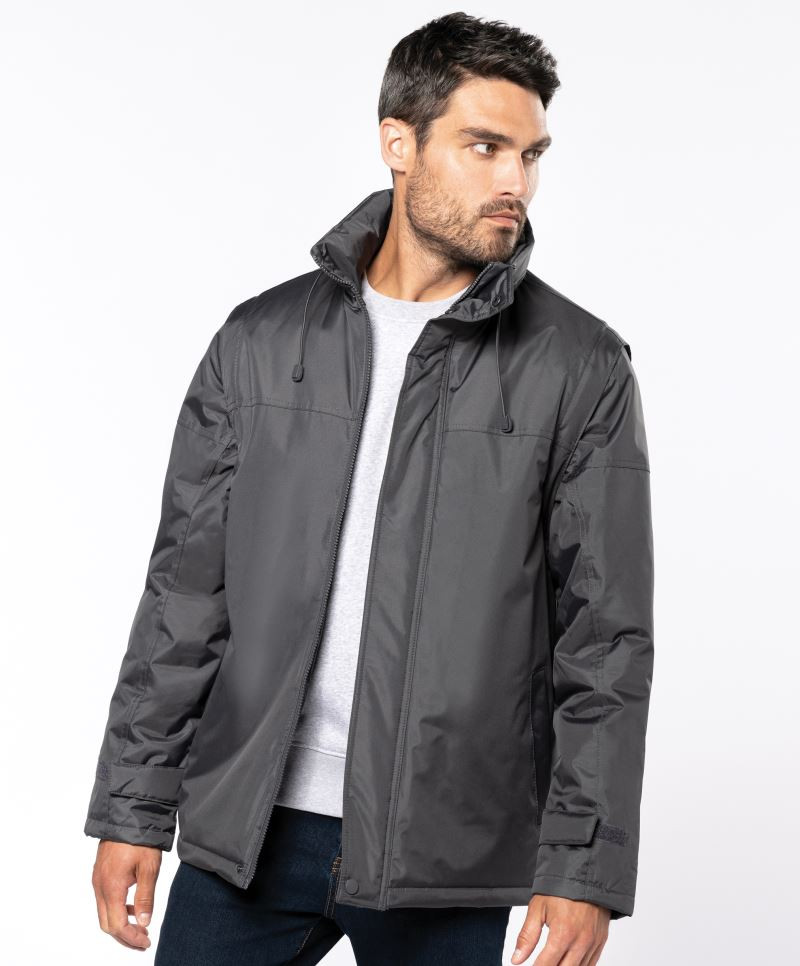 Workwearjacke "Factory" mit abnehmbaren Ärmeln K693
