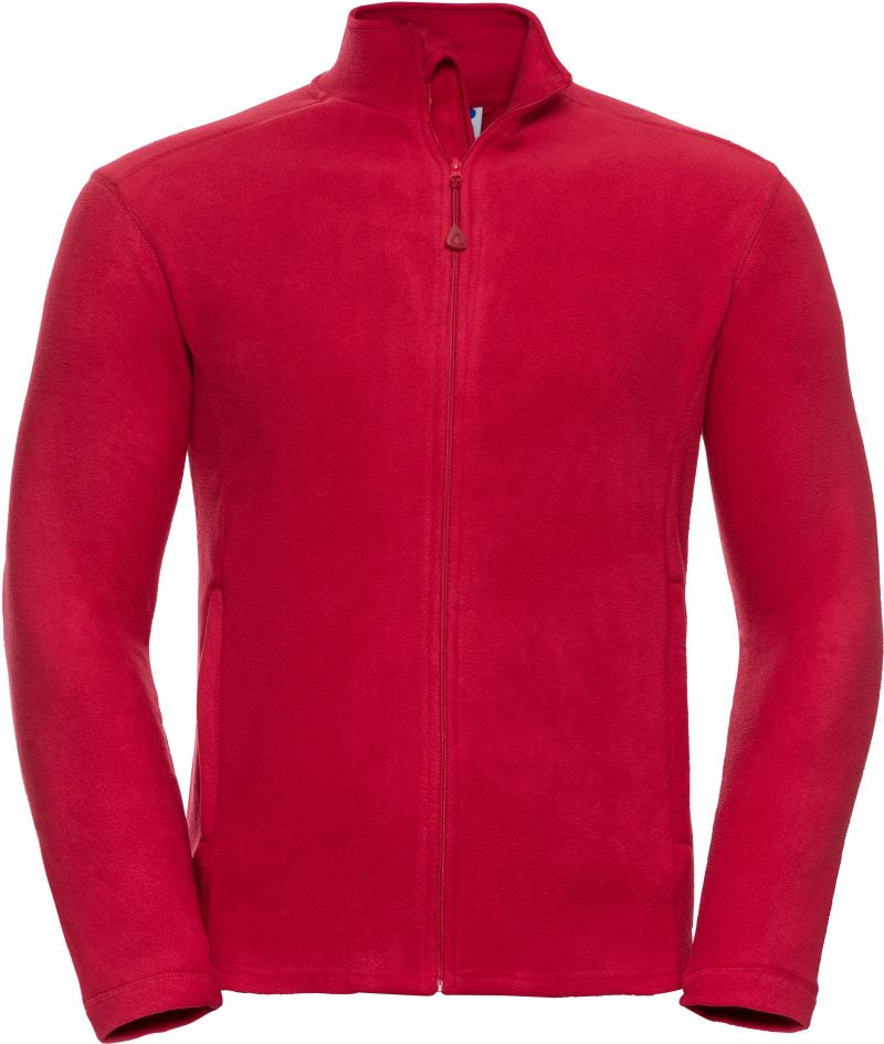 Herren Microfleece Jacke Russell 880M red