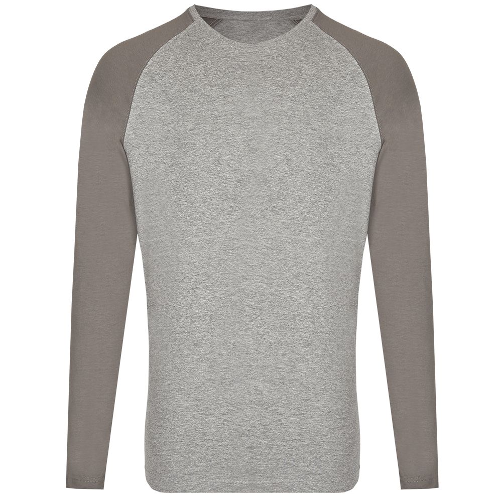 heather grey/ grey solid