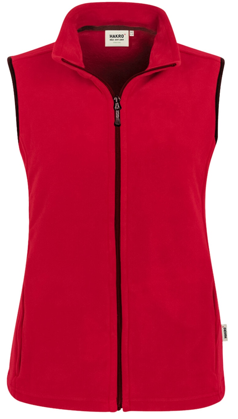 HAKRO Damen Fleeceweste Ottawa 0241-rot
