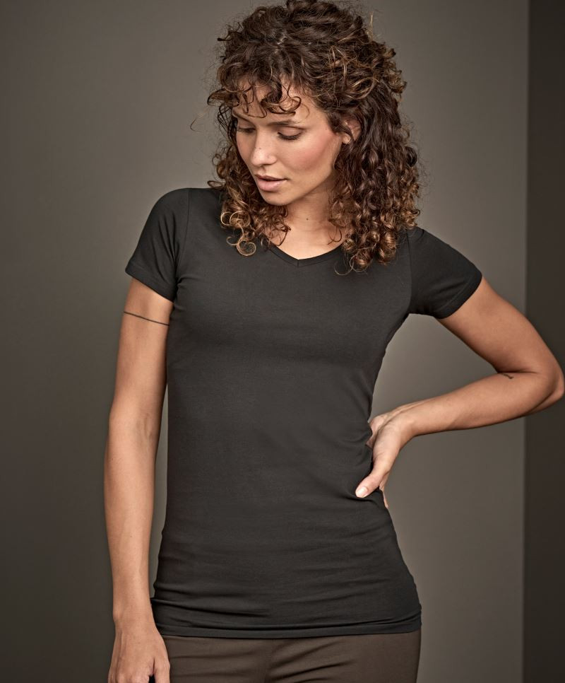 Women´s Fashion Stretch Tee Extra Lenght Tee Jays TJ0455