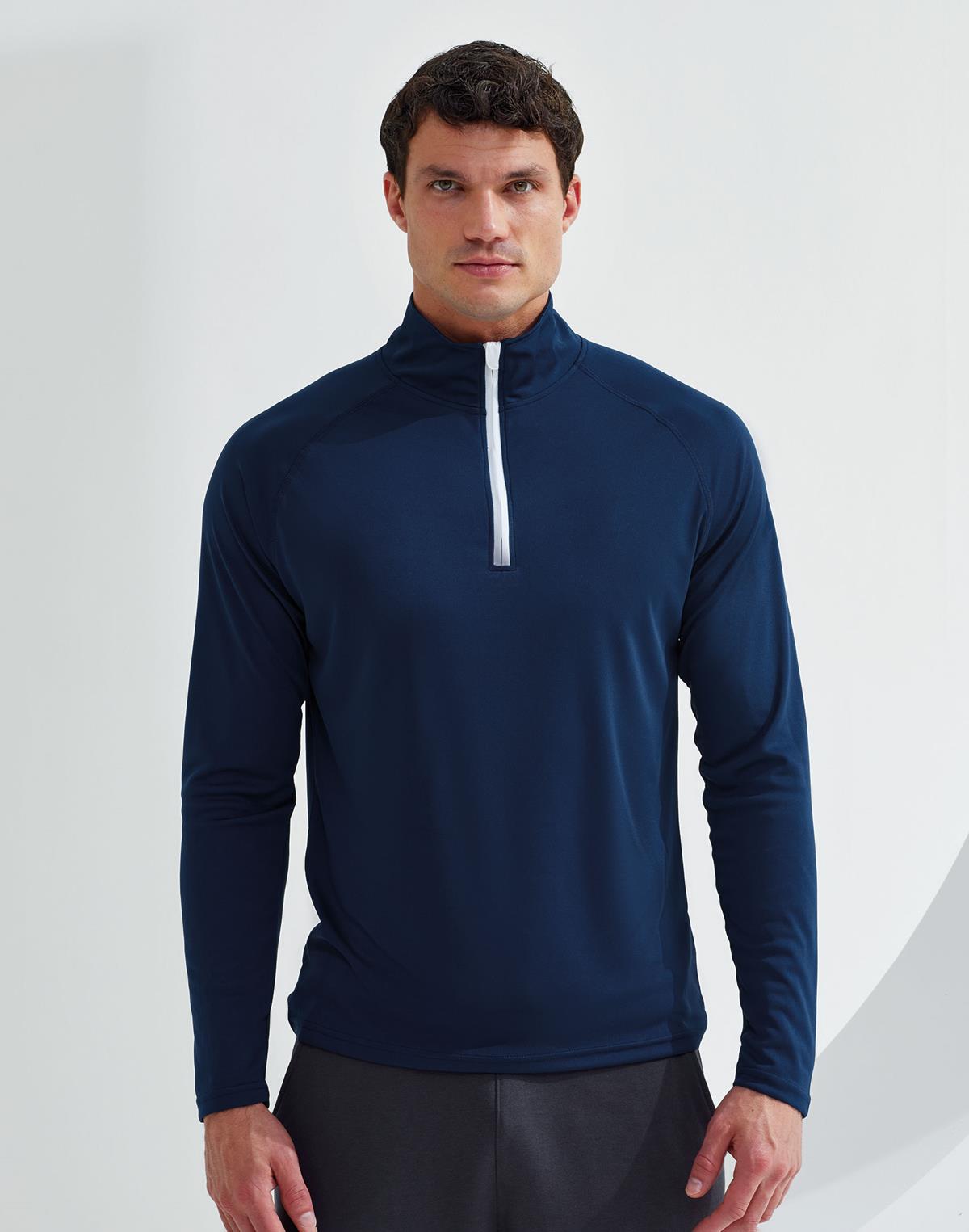 Men´s Long Sleeve Performance ¼ Zip TriDri® TR110