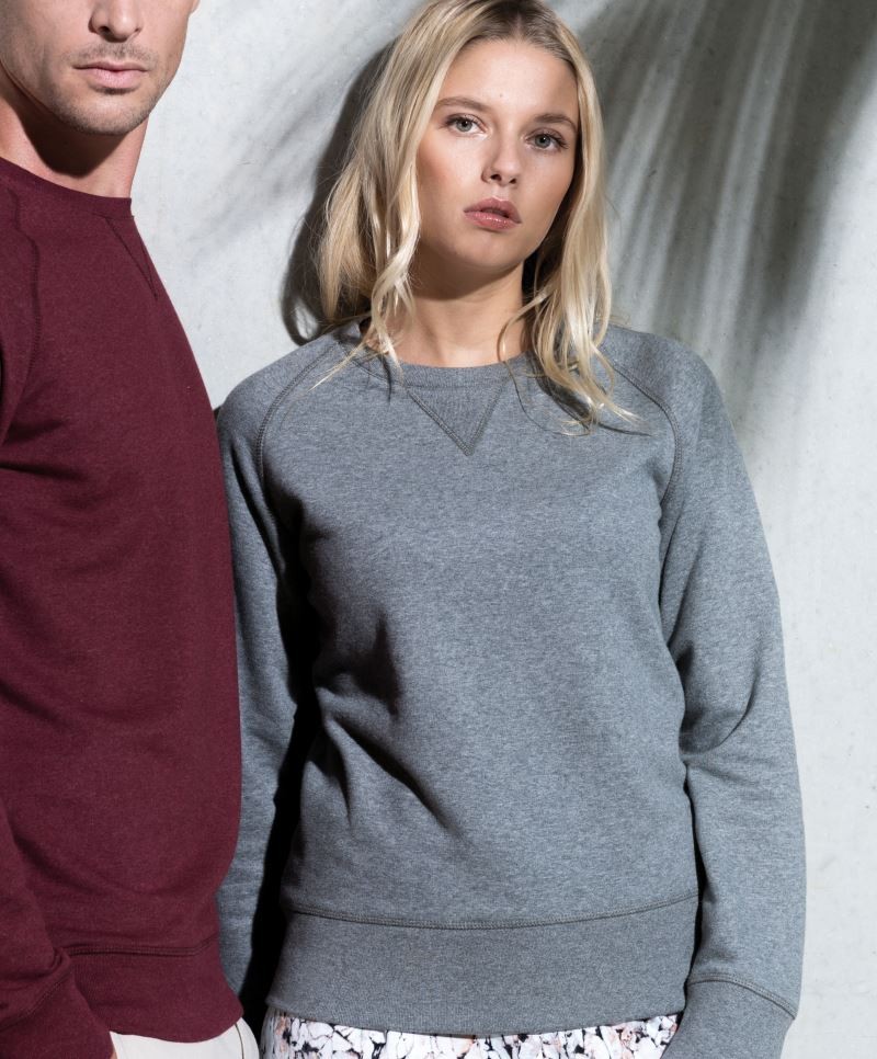 Damen Bio Raglan Sweater Kariban K481