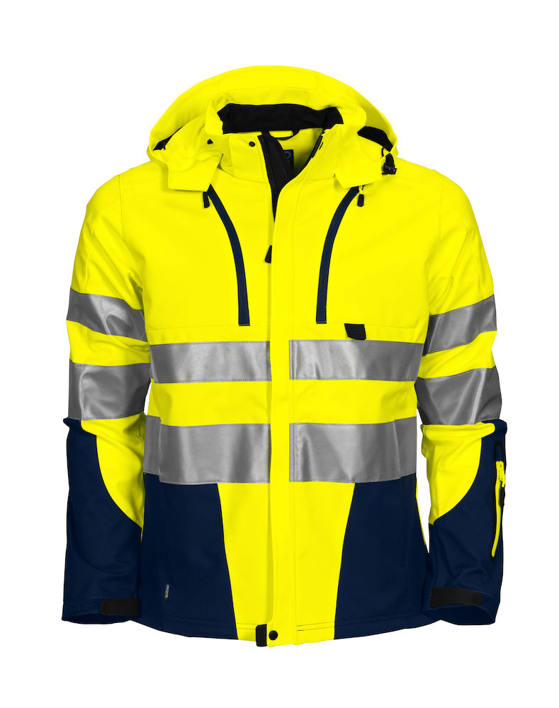 ProJob 6419 Funktionelle Softshell-Jacke EN ISO 20471 Klasse 3