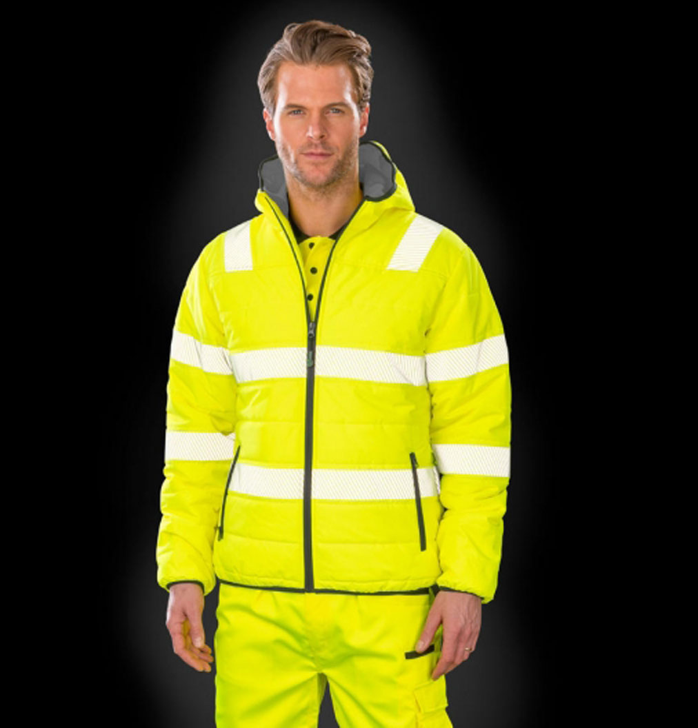 Recycled Ripstop Padded Safety Jacket Result RT500