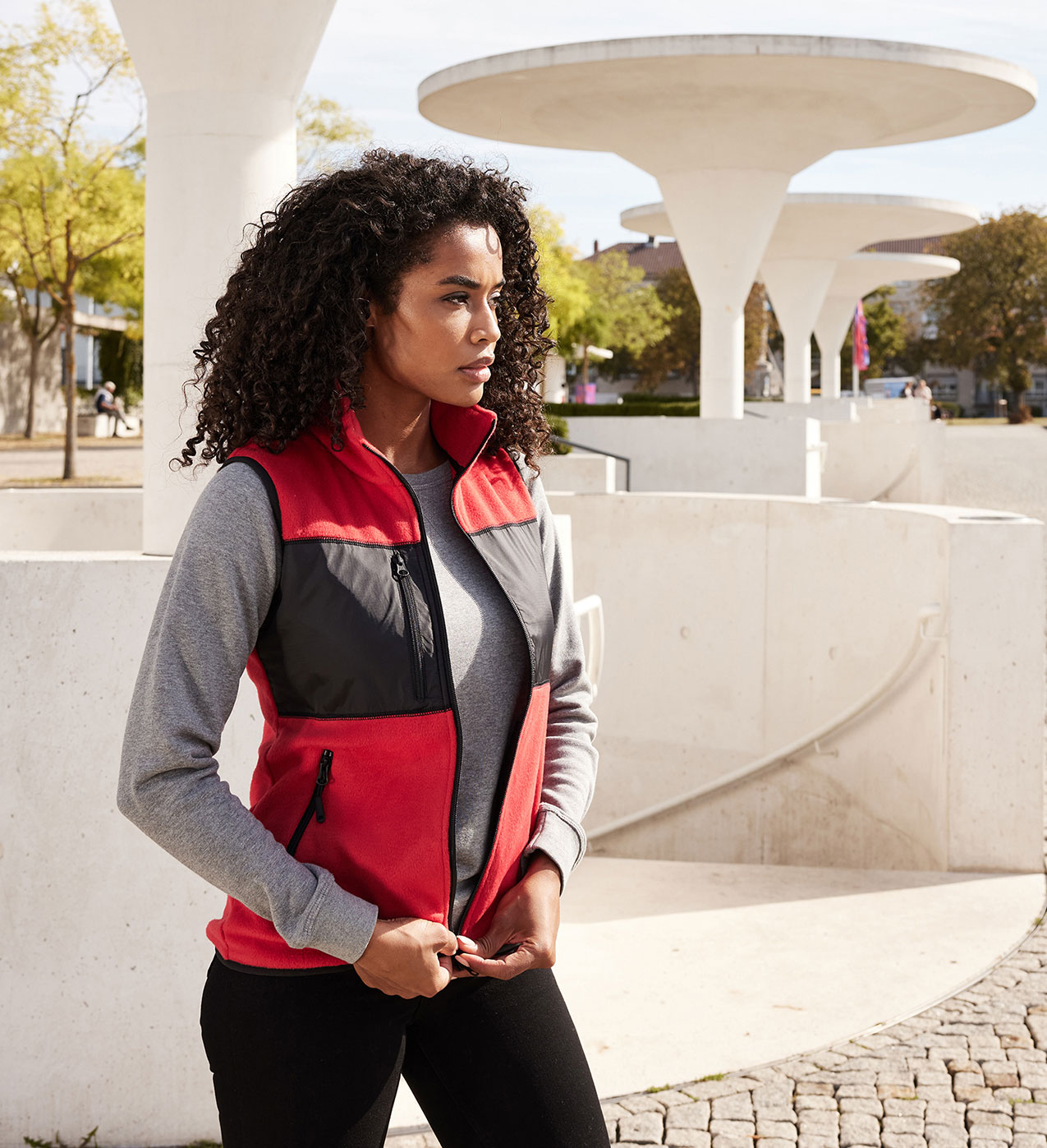 Ladies' Fleece Vest James&Nicholson JN1309