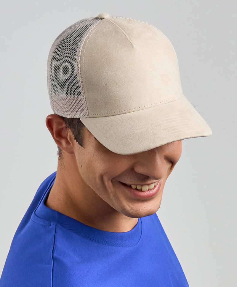 RAPPER SUEDE-S 5 Panel Trucker Cap Atlantis 0261