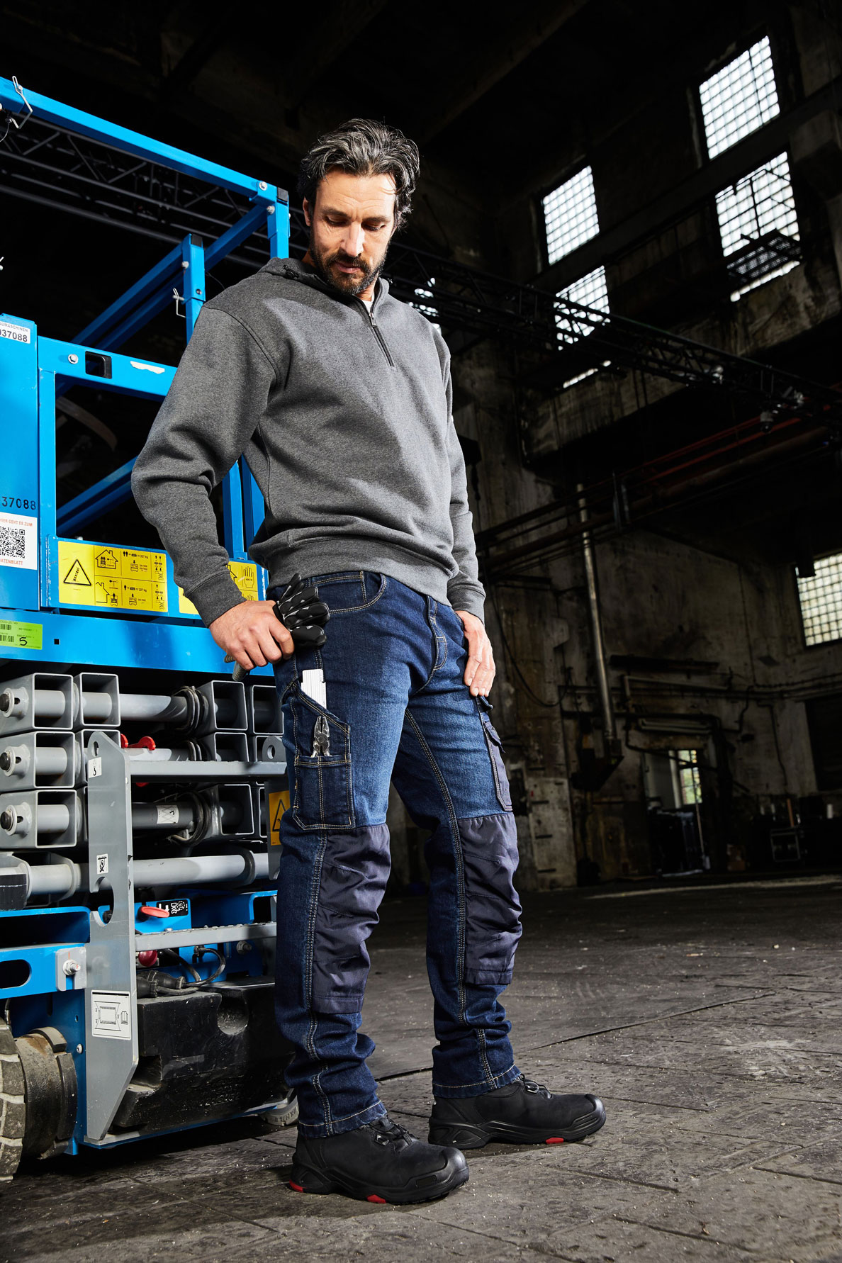 Workwear Stretch-Jeans James&Nicholson JN875