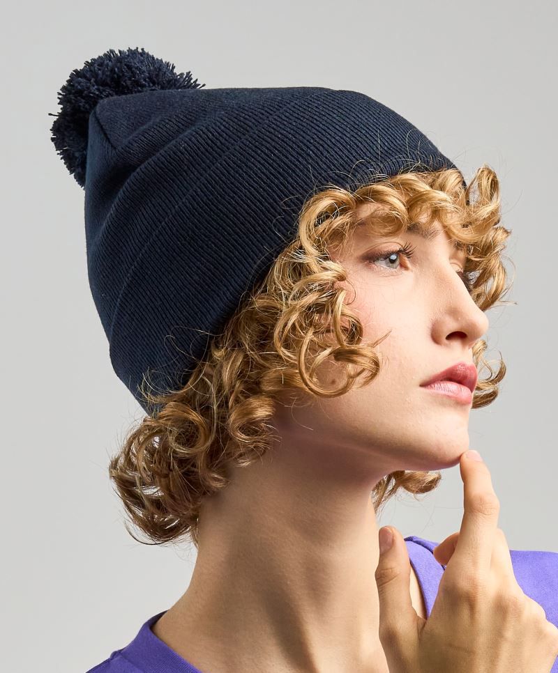 WIND-S POMPON Strickmütze mit Pompon Atlantis 0294