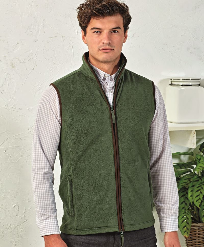 Men's Fleece Gilet Artisan Premier PR803
