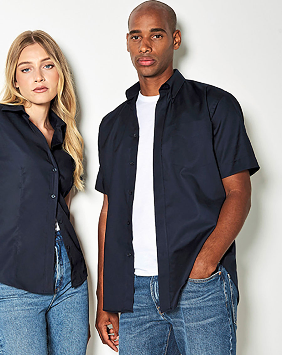 Men`s Classic Fit Workwear Oxford Shirt Short Sleeve K350