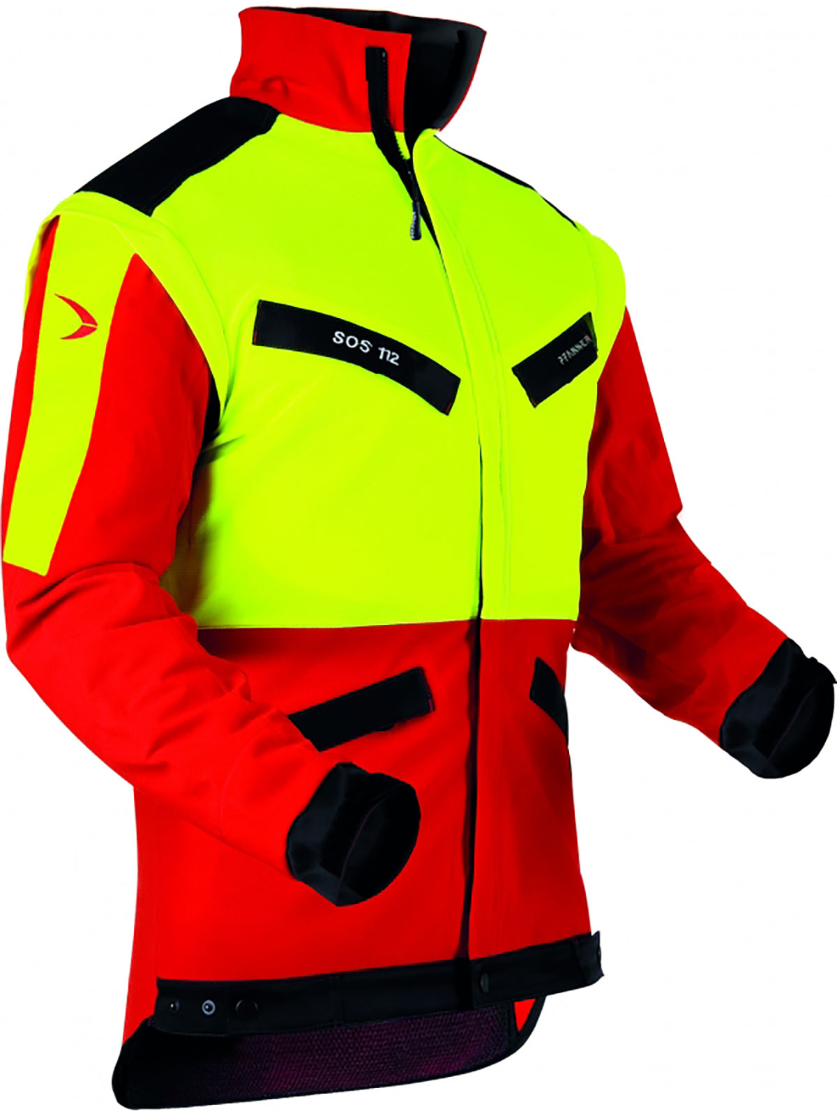 Pfanner Forstjacke Cordura 804163 rot-gelb
