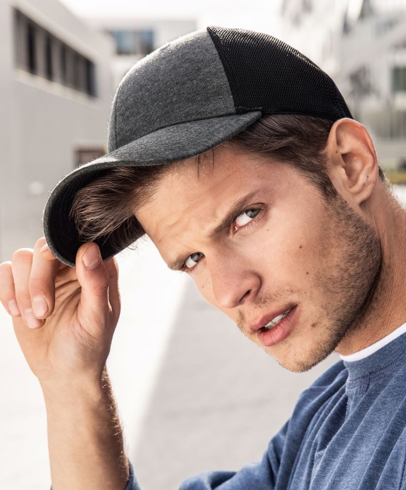 6 Panel Elastic Fit Mesh Cap MB6215