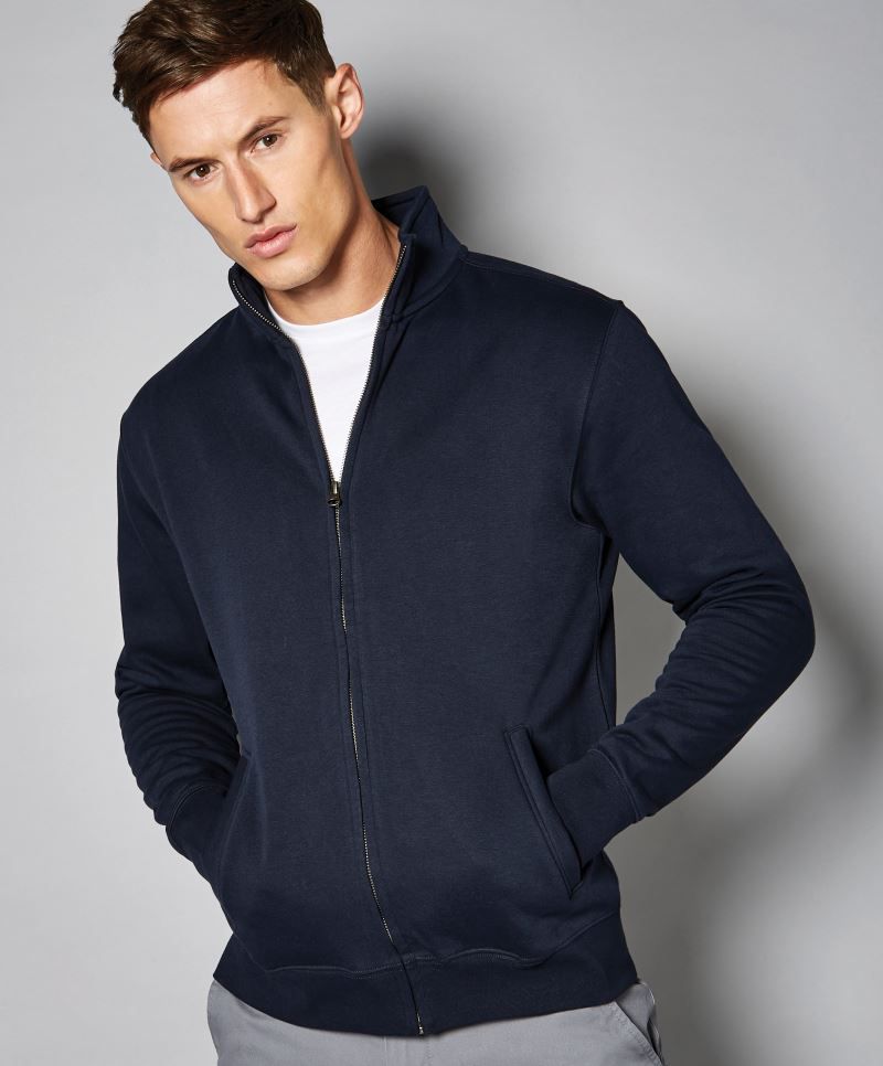 Regular Fit Zipped Sweatshirt Kustom Kit K334