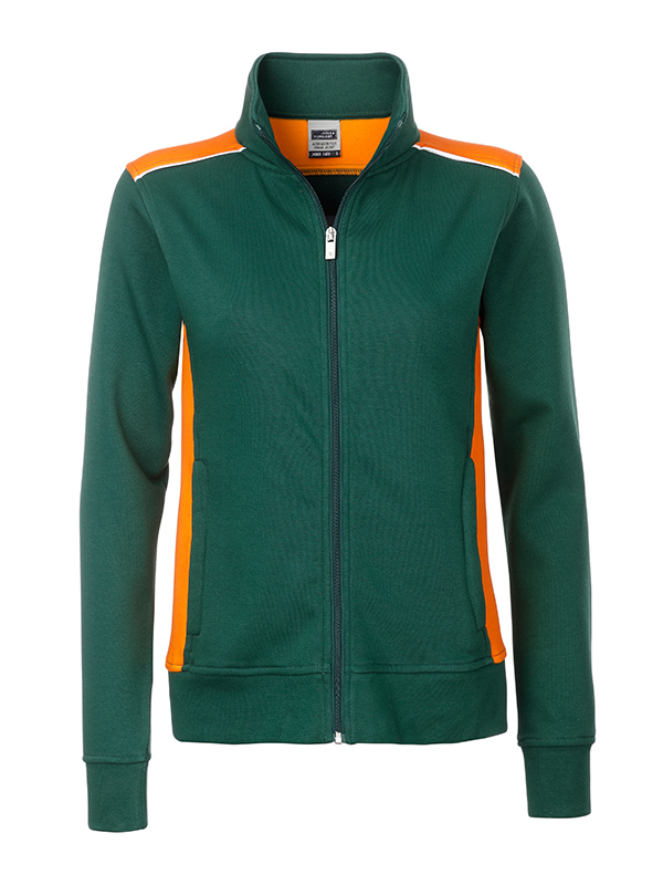 dark green / orange