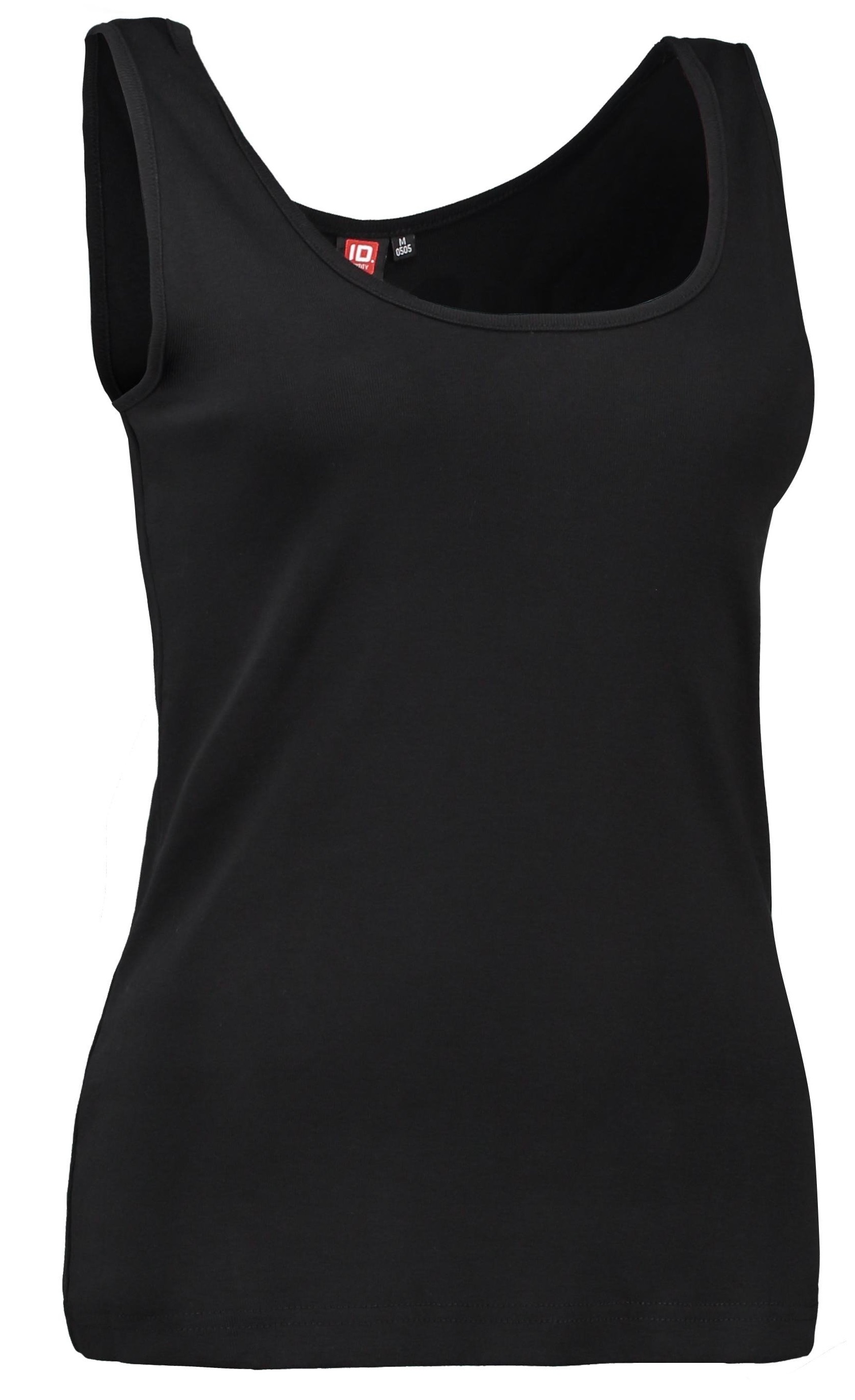 Interlock Rib Women Tank Top ID 0505 black XXL