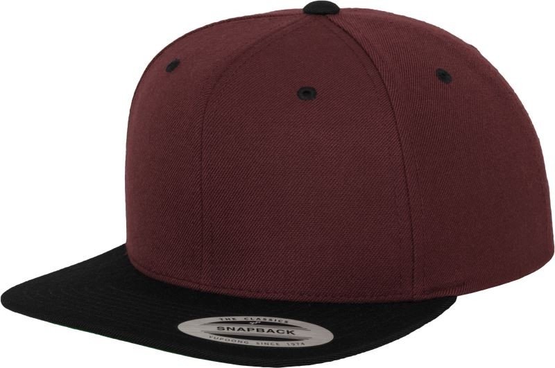 maroon/ black