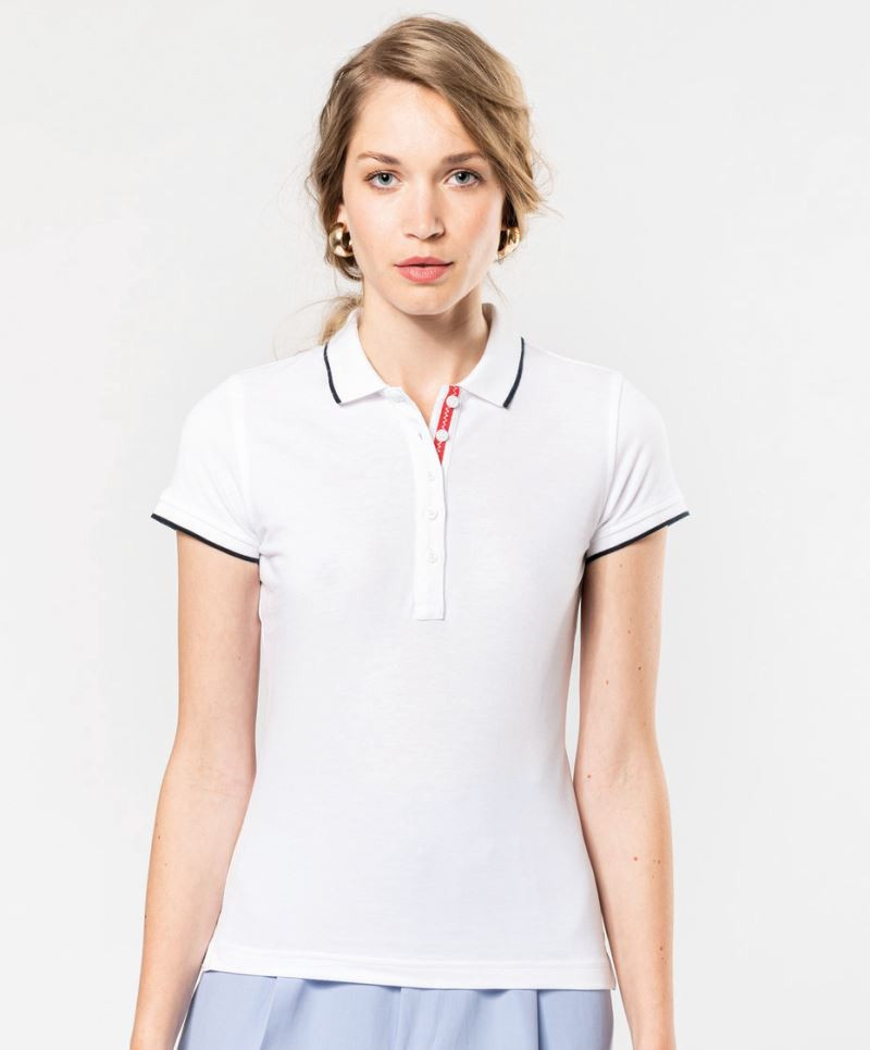 Kariban K252 Stripe Poloshirt Damen