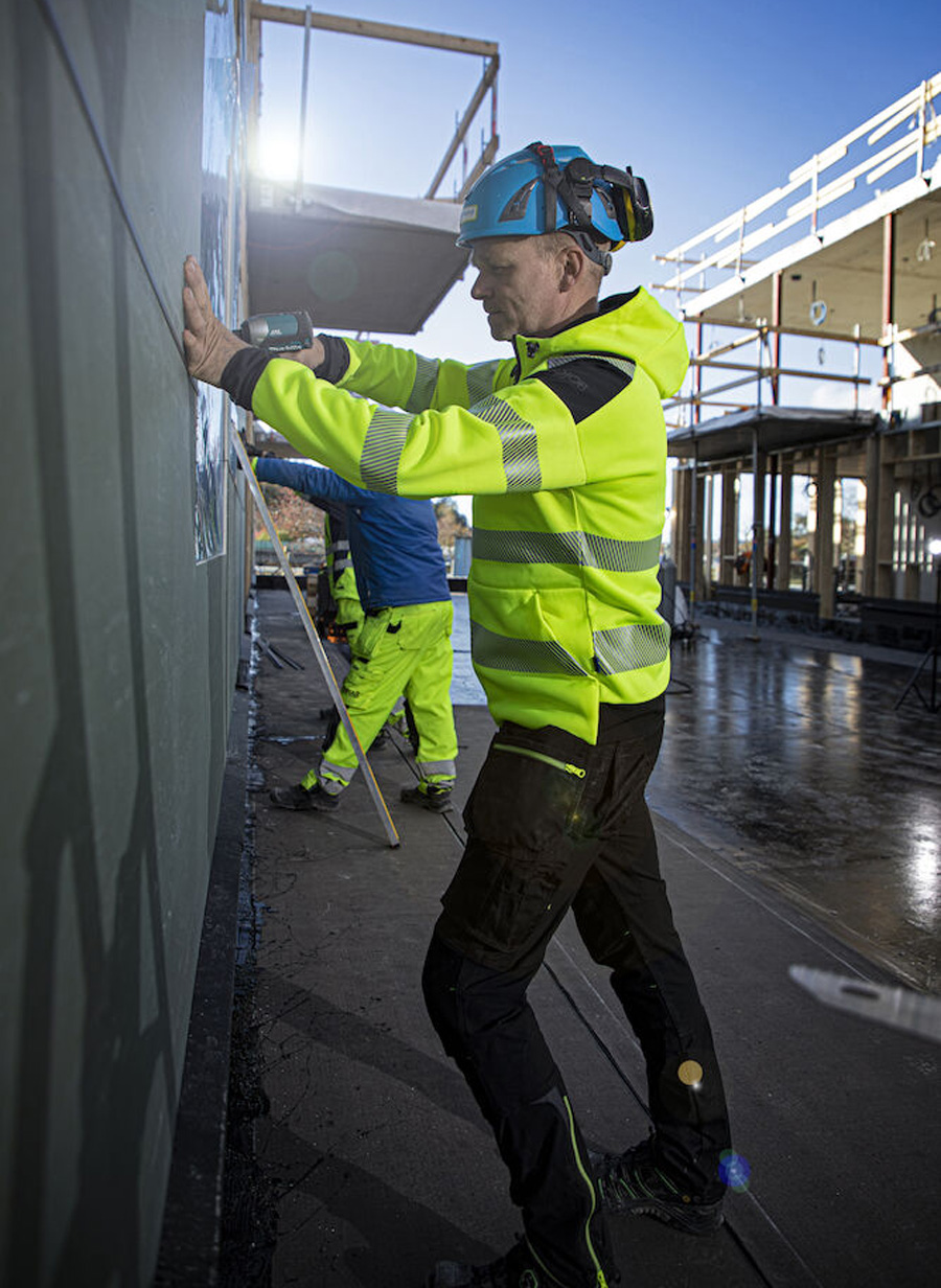 Sweat Kapuzenjacke EN ISO 20471 Klasse 3/2 ProJob 6110