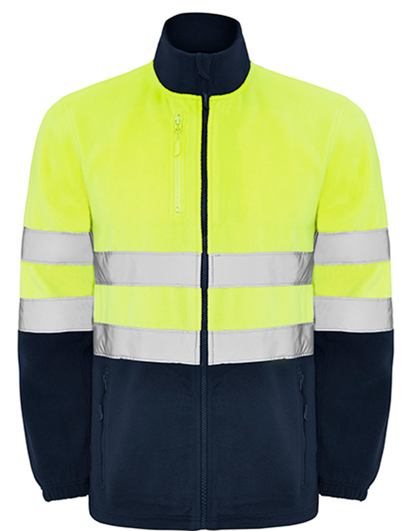 navy/ fluor yellow